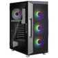 ZALMAN I3 NEO Black,  ATX,  FRONT MESH,  WINDOW,  2x3.5",  3x2.5",  1xUSB2.0,  2xUSB3.0,  FAN CONTROLLER,  FRONT 3x120mm RGB,  REAR 1x120mm RGB