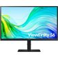 Монитор 27" SAMSUNG S27F610EAI ViewFinity S6 S61F QHD Black  (IPS,  2560x1440,  HDMI+HDMI+DP,  5 ms,  178° / 178°,  300 cd / m,  1000:1,  100Hz,  Pivot)