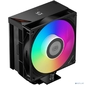 Кулер PCCooler RT500 Digital ARGB BK  S115X / 1200 / 1700 / 18XX / AM4 / AM5  (TDP 245W,  1x120mm PWM ARGB FAN,  5 тепловых трубок 6мм,  500-2200RPM,  32dBa)