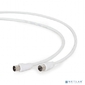 Gembird Кабель Кабель телевизионный,  Coaxial M / F,  белый,  3м  (CCV-515-W-3M)