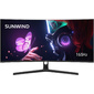 Монитор SunWind 34" SM-34QV401 черный VA LED 6ms 21:9 HDMI матовая 300cd 178гр / 178гр 3440x1440 165Hz G-Sync DP WQ 5.6кг