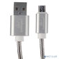 Cablexpert Кабель USB 2.0 CC-G-mUSB02S-1.8M	 AM / microB,  серия Gold,  длина 1.8м,  серебро,  блистер