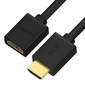 Greenconnect Удлинитель 5.0m v2.0 HDMI-HDMI черный,  OD7.3mm,  28 / 28 AWG,  позолоченные контакты,  Ethernet 18.0 Гбит / с,  19M  /  19F,  тройной экран,  GCR-51660