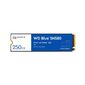 Твердотельный накопитель SSD Western Digital M.2 2280 250GB Blue SN580 WDS250G3B0E PCIe Gen4x4 with NVMe, 3D TLC NAND