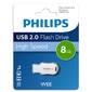 Флеш накопитель 8GB PHILIPS WEE 2.0 8GB,  USB 2.0