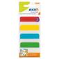 Закладки Hopax 21608 прозрачный с цветным краем 38*51мм 4цв*6л из пластика