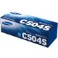 Тонер Картридж SAMSUNG CLT-C504S /  SU027A голубой  (1800стр.) для Samsung CLP-415 / CLX-4195