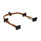 Cablexpert Кабеля питания SATA,  4x15pin (M) / 15pin (F),  40см  (CC-SATAMF-03)