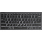 Клавиатура A4Tech Fstyler FX61 серый / белый USB slim Multimedia LED  (FX61 GREY)