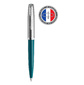 Ручка шариковая Parker 51 Core  (2123508) Teal Blue CT M черные чернила подар.кор.