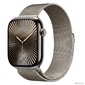 Apple Watch Series 10 + Cellular 42mm Natural Titanium Case with Natural Milanese Loop  (MWXF3)