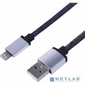 Rexant  (18-4248) USB кабель для iPhone 5 / 6 / 7 моделей,  шнур в джинсовой оплетке