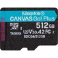 Флеш карта microSDXC 512GB Kingston SDCG4 / 512GBSP Canvas Go! Plus V30 A2 w / o adapter