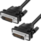 Greenconnect Кабель DVI-D 4.0m,  черный,  OD 8.5mm,  28 / 28 AWG,  DVI / DVI,  25M / 25M,  GCR-DM2DMC-4.0m,  двойной экран