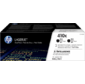 Картридж HP 410X Black 2-pack LaserJet Toner Cartridge  (CF410XD) увеличеной емкости