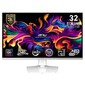 Монитор 31.5" MSI MPG 321URXW QD-OLED White  (QD-OLED,  3840x2160,  HDMI+HDMI+DP+Type C  (90W),  USB Hub,  0.03 ms,  178° / 178°,  250 cd / m,  1500000:1,  240Hz,  Pivot)