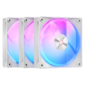 Комплект вентиляторов для корпуса Ocypus Delta F12 ARGB 3 IN 1 WH  (Delta-F12-WH3AM00X-GL)