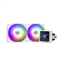 Zalman CPU Liquid Cooler 240mm,  ARGB,  LCD Display,  white