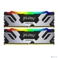 Модуль памяти Kingston 32GB DDR5 7600 FURY Renegade Silver / Black RGB XMP Non-ECC Unbuffered DIMM  (Kit 2*16gb) 1RX8 38-46-46 1.45V 288-pin 16Gbit
