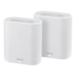 Бесшовный Mesh роутер Asus EBM68  (EBM68  (W-2-PK)) AX7800 100 / 1000 / 2500BASE-T белый  (упак.:2шт)