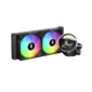 Система водяного охлаждения Ocypus Sigma L24 BK ARGB,  240mm,  LCD Pump 2.4",  2x120mm ARGB fans,  LGA115X / 1200 / 1700 / 18XX,  AM4 / AM5