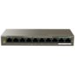 IP-COM 8-Port10 / 100Mbps+2 Gigabit Desktop Switch With 8-Port PoE