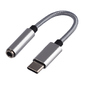 Переходник AUX GoPower Jack 3.5mm  (f)-Type-C  (m) 0.1м ПВХ белый  (1 / 250)