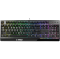 Gaming Keyboard MSI VIGOR GK30,  Wired,  Mechanical-like plunger switches. 6 zones RGB lighting with several lighting effects.  Anti-ghosting Capability. Water Resistant  (spill-proof),  Black
