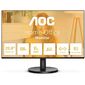МОНИТОР 23.8" AOC 24B3QA2 Black  (IPS,  1920x1080,  120Hz,  1 ms,  178° / 178°,  300 cd / m,  1500:1,  +HDMI 1.4,  +DisplayPort 1.2,  +MM)