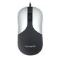 Гарнизон Мышь GM-215,  USB,  чип- Х,  черный / серый,  soft touch,  1000 DPI,  2кн.+колесо-кнопка