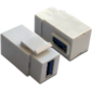 Модуль Keystone,  USB 3.0,  тип A,  мама-мама,  90 градусов,  белый