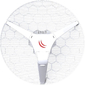 MikroTik LHG XL HP5 4pack  (LHG XL HP5 with 27dBi 5GHz antenna,  Dual Chain High Power 802.11an wireless,  600MHz CPU,  64MB RAM,  1x LAN,  POE,  PSU,  RouterOS L3) – all four antennas in single box