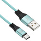 Кабель Digma TYPE-C-1.2M-BRAIDED-GR USB  (m)-USB Type-C  (m) 1.2м зеленый