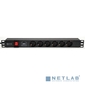 5bites PDU619A-06 Блок розеток  6S  /  AL  /  SWITCH  /  1U  /  19"  /  2M*3G*1.5MM2  /  VDE
