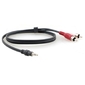 Кабель 3.5mm Audio на 2 RCA  (Вилка - Вилки),  1, 8 м