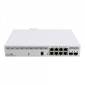 Mikrotik CSS610-8P-2S+IN PoE-коммутатор,  8х 1G RJ45,  2х SFP+,  раздача PoE 140 Вт,  SwitchOS Lite