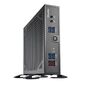 Платформа системного блока с ЦПУ Shuttle DS50U5 Intel i5-1335U,  Fanless Support 3 displays,  2xDDR5 SODIMM,  (1)HDMI 2.0b+ (1)DisplayPort 1.4+VGA, WLAN optional,  90W power adapter, VESA.