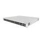 Коммутатор MikroTik Cloud Router Switch 354-48P-4S+2Q+RM with 48 x Gigabit RJ45 LAN  (all PoE-out),  4 x 10G SFP+ cages,  2 x 40G QSFP+ cages,  RouterOS L5,  1U rackmount enclosure,  750W PSU