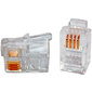 Hyperline PLUG-4P4C-P-C2-100 Телефонный разъем RJ-11 (4P4C)  (3