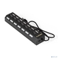 Exegate EX293978RUS USB-Хаб  (концентратор) ExeGate DUB-72SW  (кабель-адаптер USB2.0 --> 7xUSB2.0,  кнопки включения / отключения для каждого порта,  Plug&Play,  черный)