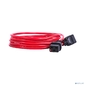 REM Шнур питания с фиксатором IEC 60320 C19 / IEC 60320 C20,  16 А  /  250 В  (3 ? 1, 5),  длина 3 м,  красный R-16-Cord-C19-C20-3-Red