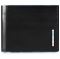 Кошелек мужской Piquadro Blue Square PU3891B2R / N черный натур.кожа