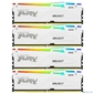 Память оперативная /  Kingston 64GB 5200MT / s DDR5 CL40 DIMM  (Kit of 4) FURY Beast White RGB XMP