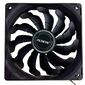 Вентилятор в корпус ALSEYE S120-F,  120mm,  500 - 1700 RPM,  33.8dB,  66CFM,  4Pin PWM,  черный