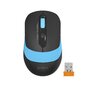 Мышь A4 Fstyler FG10 черный / синий оптическая  (2000dpi) беспроводная USB