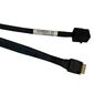 Кабель Amphenol  RSL38-2804  Slimline SASx4  (SFF8654) -to- HD MiniSAS x4  (SFF8643) 80cm