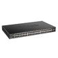 D-Link DGS-1250-52XMP / A1A,  L2 Smart Switch with 48 10 / 100 / 1000Base-T ports and 4 10GBase-X SFP+ ports  (48  PoE ports 802.3af / 802.3at  (30 W),  PoE Budget 370W).16K Mac address,  802.3x Flow Control,  4K