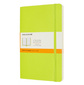 Блокнот Moleskine CLASSIC SOFT QP616C2 Large 130х210мм PU 240стр. линейка мягкая обложка лайм