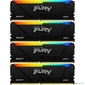 Память оперативная /  Kingston 64GB 2666MT / s DDR4 CL16 DIMM  (Kit of 4) FURY Beast RGB