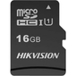 Флеш карта microSDHC 16Gb Class10 Hikvision HS-TF-C1 (STD) / 16G / Adapter + adapter